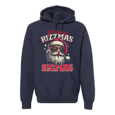 Skibid.I Rizzmas Christmas Rizz Santa Claus Charisma Cool Premium Hoodie