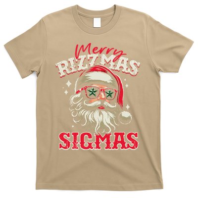 Skibid.I Rizzmas Christmas Rizz Santa Claus Charisma Cool T-Shirt