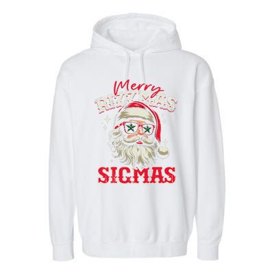 Skibid.I Rizzmas Christmas Rizz Santa Claus Charisma Cool Garment-Dyed Fleece Hoodie