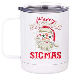 Skibid.I Rizzmas Christmas Rizz Santa Claus Charisma Cool 12 oz Stainless Steel Tumbler Cup