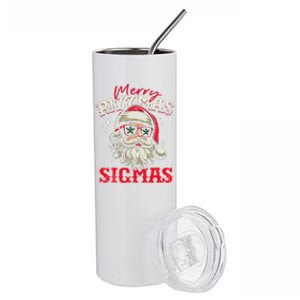 Skibid.I Rizzmas Christmas Rizz Santa Claus Charisma Cool Stainless Steel Tumbler