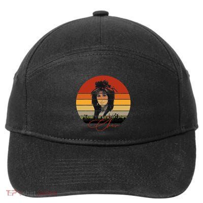 Solid Retro Color Sunset Vintage Chers Music 7-Panel Snapback Hat