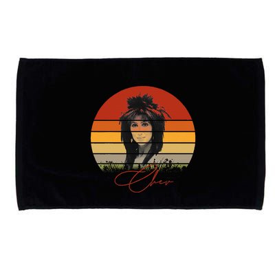 Solid Retro Color Sunset Vintage Chers Music Microfiber Hand Towel