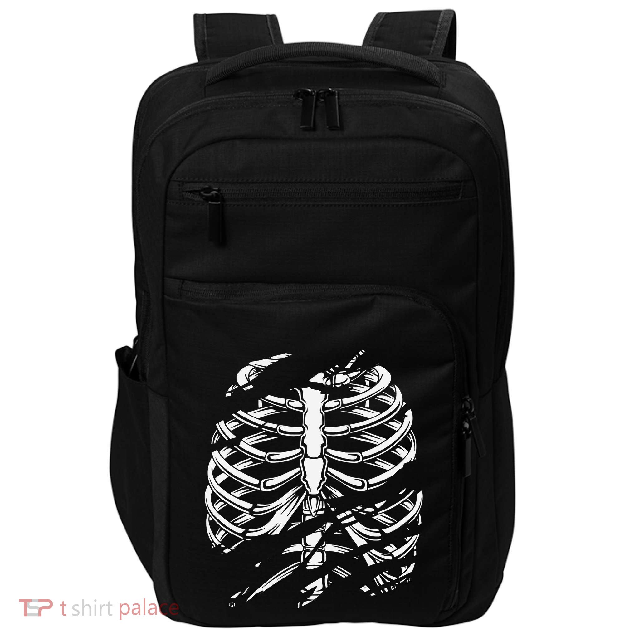 Skeleton Rib Cage Halloween Costume Impact Tech Backpack