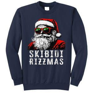 Skibid.I Rizzmas Christmas Santa Claus Merry Rizz Mas Sigmas Sweatshirt