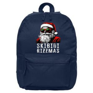 Skibid.I Rizzmas Christmas Santa Claus Merry Rizz Mas Sigmas 16 in Basic Backpack