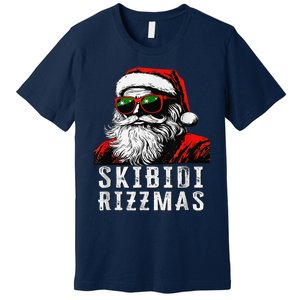 Skibid.I Rizzmas Christmas Santa Claus Merry Rizz Mas Sigmas Premium T-Shirt