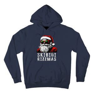 Skibid.I Rizzmas Christmas Santa Claus Merry Rizz Mas Sigmas Tall Hoodie