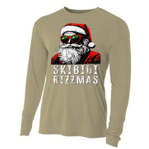 Skibid.I Rizzmas Christmas Santa Claus Merry Rizz Mas Sigmas Cooling Performance Long Sleeve Crew