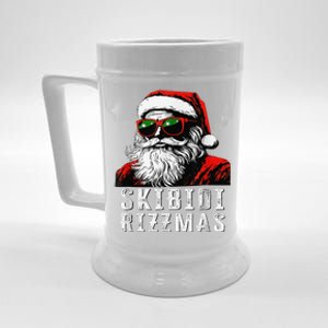 Skibid.I Rizzmas Christmas Santa Claus Merry Rizz Mas Sigmas Beer Stein