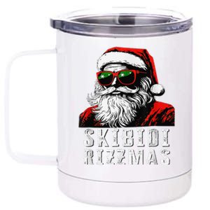 Skibid.I Rizzmas Christmas Santa Claus Merry Rizz Mas Sigmas 12 oz Stainless Steel Tumbler Cup