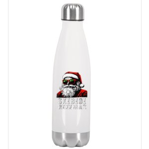 Skibid.I Rizzmas Christmas Santa Claus Merry Rizz Mas Sigmas Stainless Steel Insulated Water Bottle