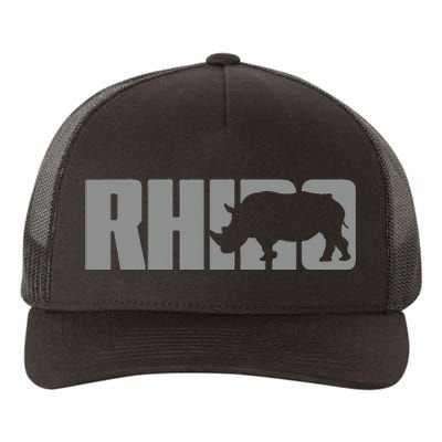 Save Rhino Clothing Rhino Rhinoceros Yupoong Adult 5-Panel Trucker Hat