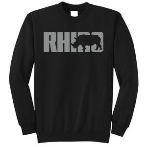 Save Rhino Clothing Rhino Rhinoceros Tall Sweatshirt