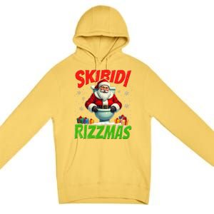 Skibid.I Rizzmas Christmas Rizz Santa Claus Charisma Cool Premium Pullover Hoodie