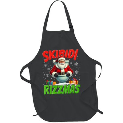 Skibid.I Rizzmas Christmas Rizz Santa Claus Charisma Cool Apron
