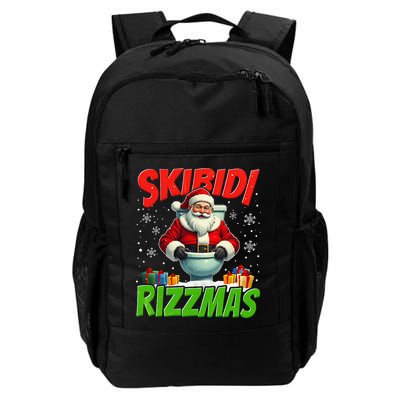 Skibid.I Rizzmas Christmas Rizz Santa Claus Charisma Cool Backpack