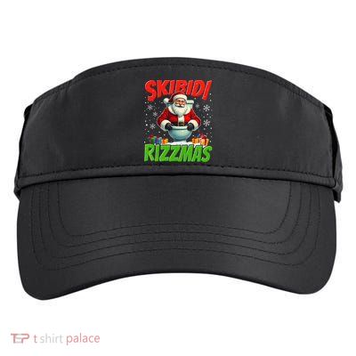 Skibid.I Rizzmas Christmas Rizz Santa Claus Charisma Cool Adult Drive Performance Visor