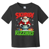 Skibid.I Rizzmas Christmas Rizz Santa Claus Charisma Cool Toddler T-Shirt