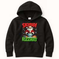Skibid.I Rizzmas Christmas Rizz Santa Claus Charisma Cool Kids Hoodie