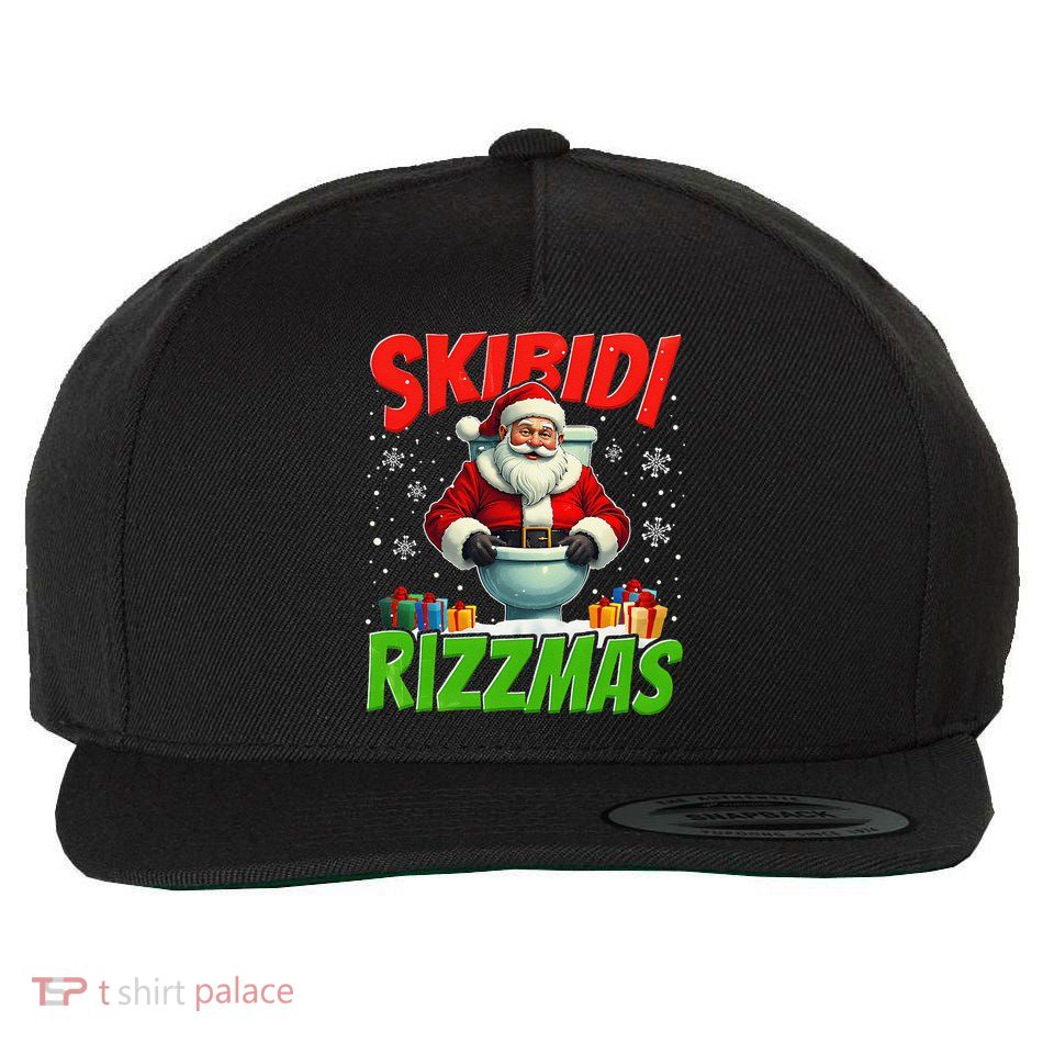 Skibid.I Rizzmas Christmas Rizz Santa Claus Charisma Cool Wool Snapback Cap