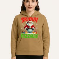 Skibid.I Rizzmas Christmas Rizz Santa Claus Charisma Cool Hoodie
