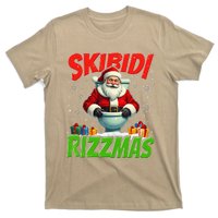 Skibid.I Rizzmas Christmas Rizz Santa Claus Charisma Cool T-Shirt