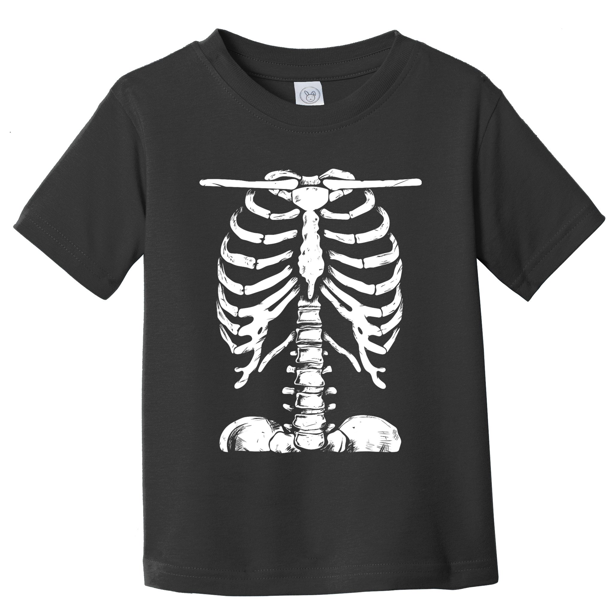 Skeleton Rib Cage Gifts Men Women Halloween Costume Toddler T-Shirt