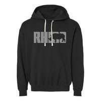 Save Rhino Clothing Rhino Rhinoceros Garment-Dyed Fleece Hoodie