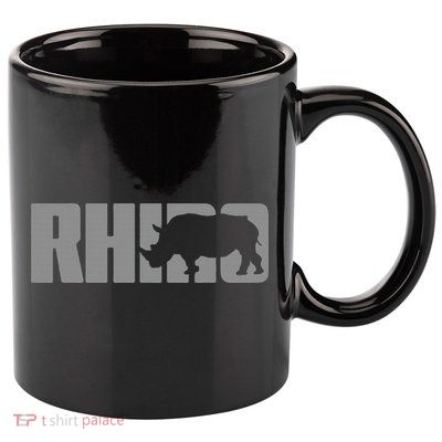Save Rhino Clothing Rhino Rhinoceros 11oz C Handle Ceramic Mug