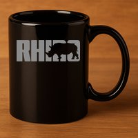 Save Rhino Clothing Rhino Rhinoceros 11oz C Handle Ceramic Mug