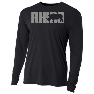 Save Rhino Clothing Rhino Rhinoceros Cooling Performance Long Sleeve Crew