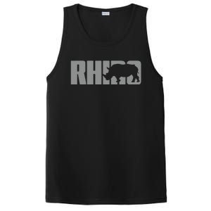 Save Rhino Clothing Rhino Rhinoceros PosiCharge Competitor Tank