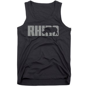 Save Rhino Clothing Rhino Rhinoceros Tank Top