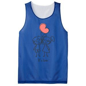 Sweet Rotic Couple It Is Love Happy Valentine's Day Gift Mesh Reversible Basketball Jersey Tank