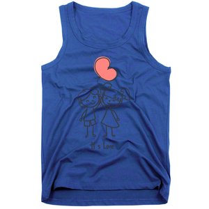 Sweet Rotic Couple It Is Love Happy Valentine's Day Gift Tank Top