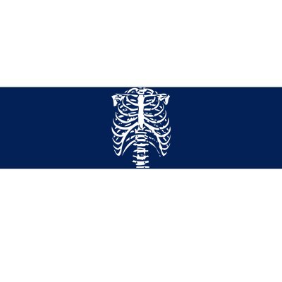 Skeleton Rib Cage Bumper Sticker