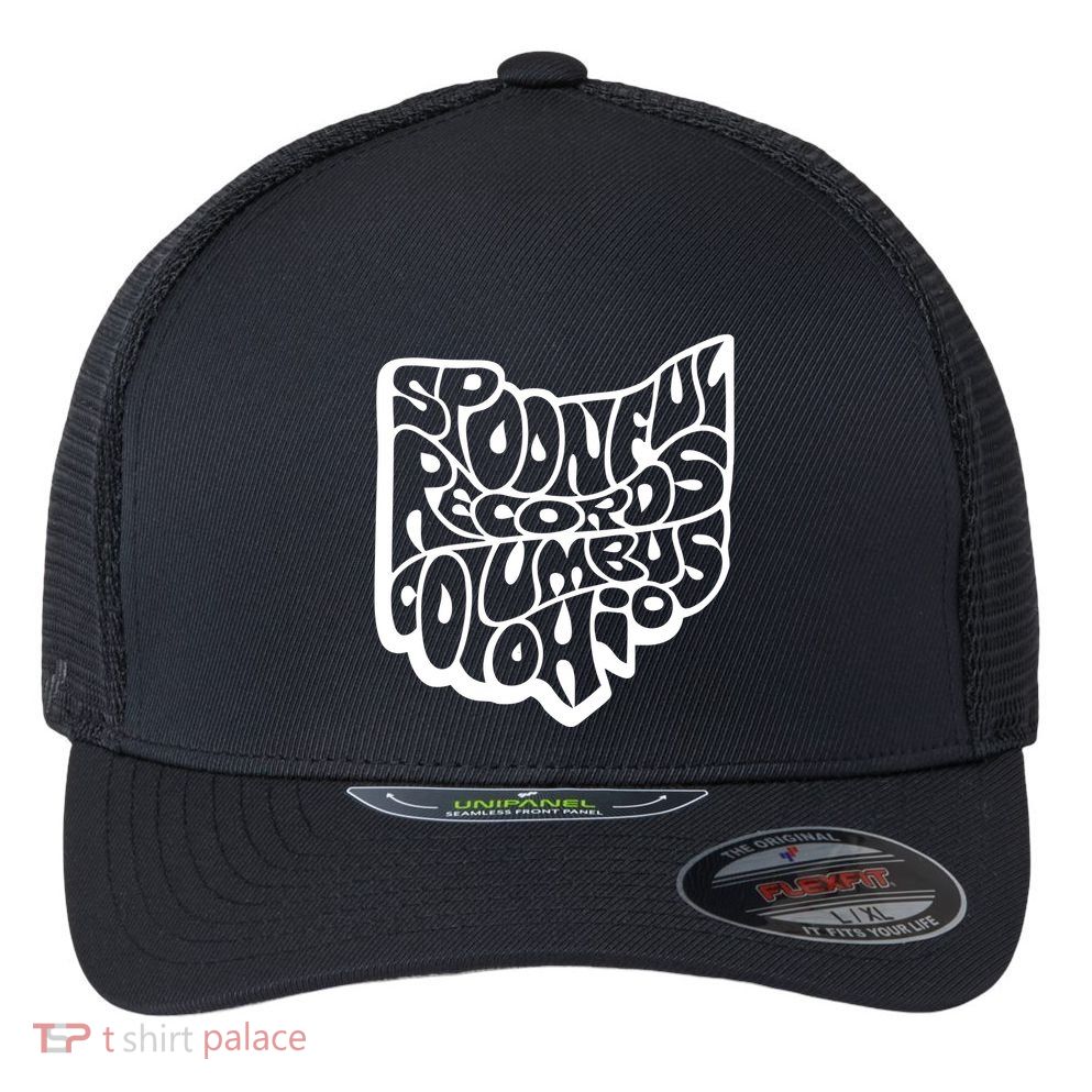 Spoonful Records Columbus Ohio Flexfit Unipanel Trucker Cap