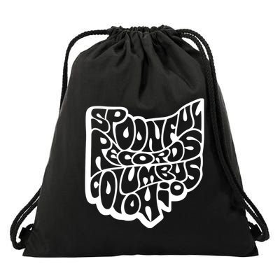 Spoonful Records Columbus Ohio Drawstring Bag
