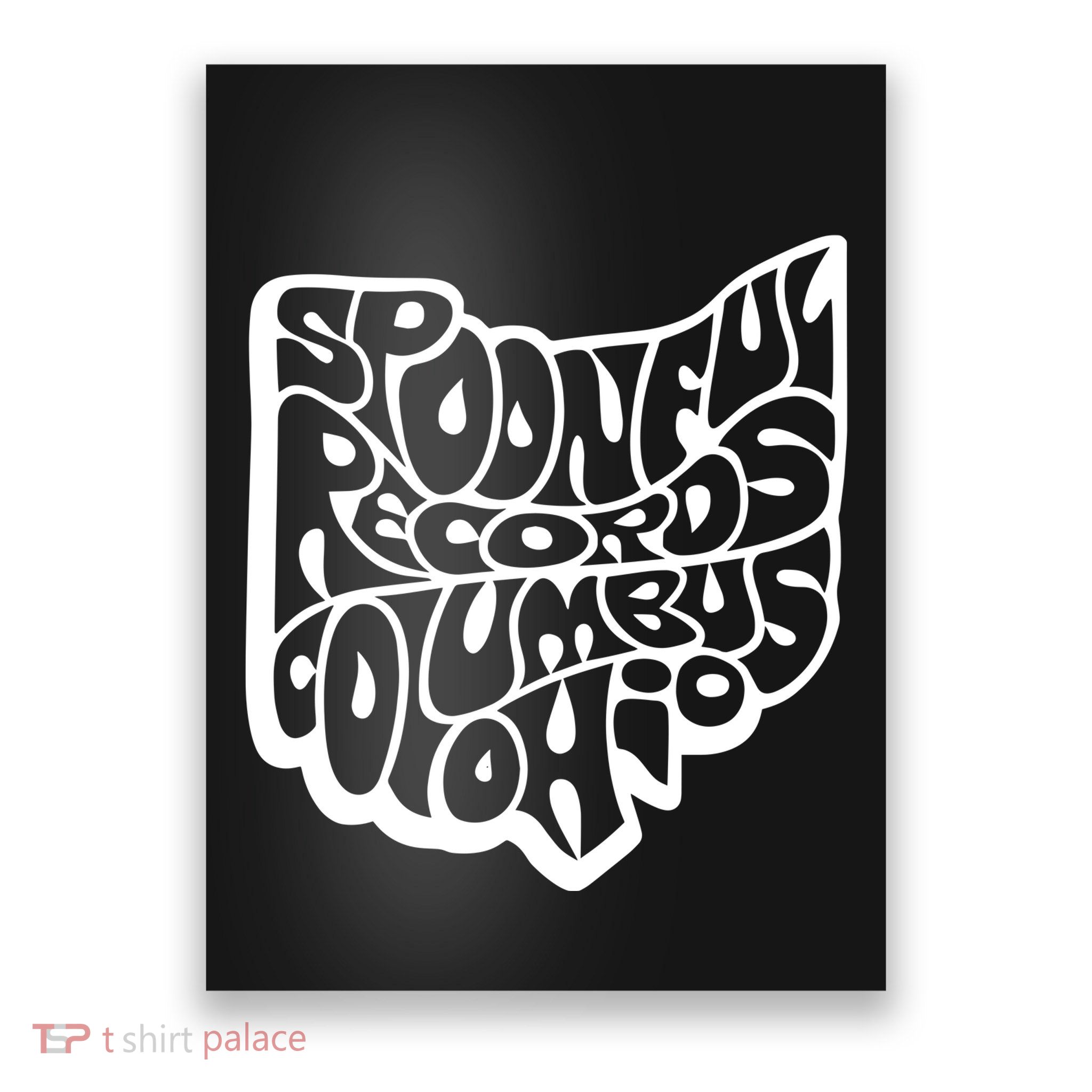 Spoonful Records Columbus Ohio Poster