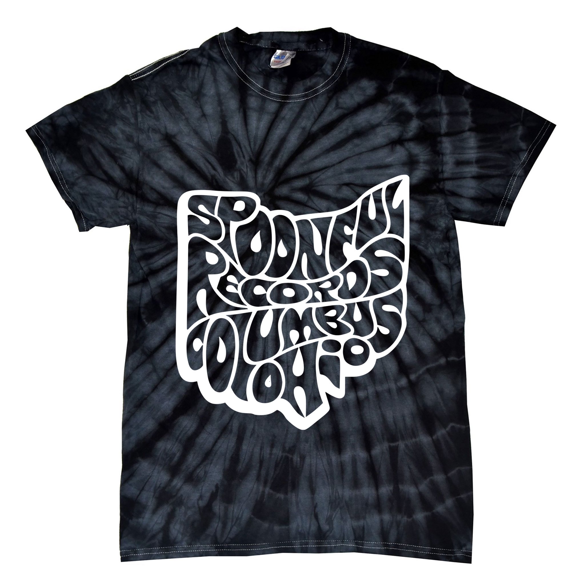 Spoonful Records Columbus Ohio Tie-Dye T-Shirt