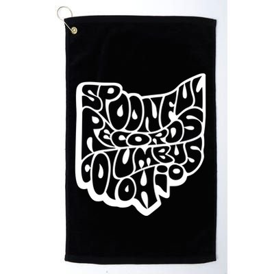 Spoonful Records Columbus Ohio Golf Towel