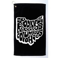 Spoonful Records Columbus Ohio Golf Towel