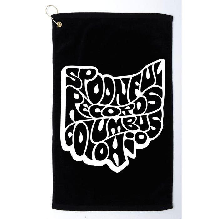 Spoonful Records Columbus Ohio Golf Towel