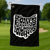 Spoonful Records Columbus Ohio Golf Towel
