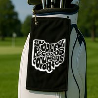 Spoonful Records Columbus Ohio Golf Towel
