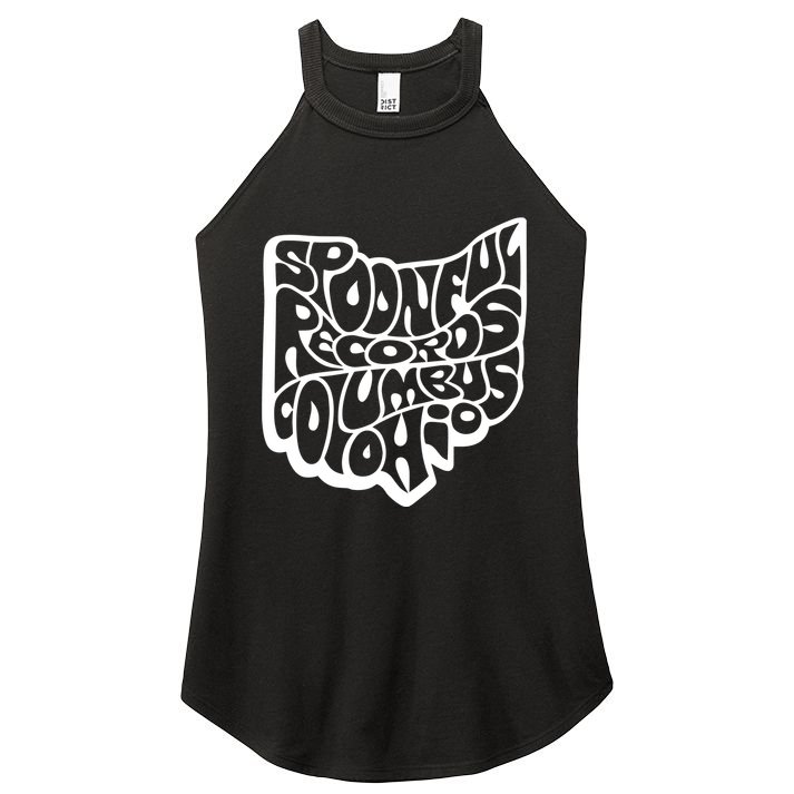Spoonful Records Columbus Ohio Women's Perfect Tri Rocker Tank