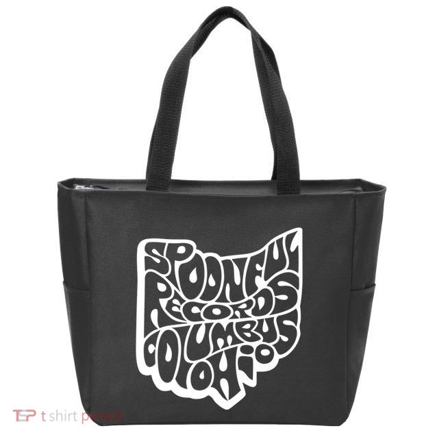 Spoonful Records Columbus Ohio Zip Tote Bag