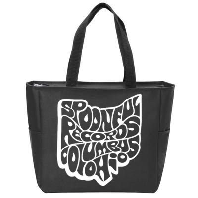 Spoonful Records Columbus Ohio Zip Tote Bag