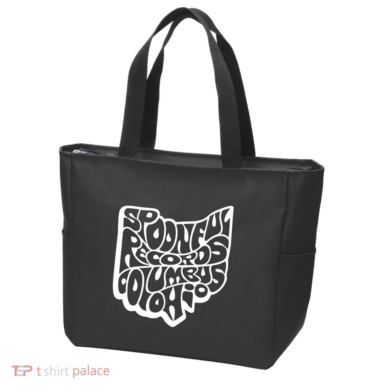 Spoonful Records Columbus Ohio Zip Tote Bag